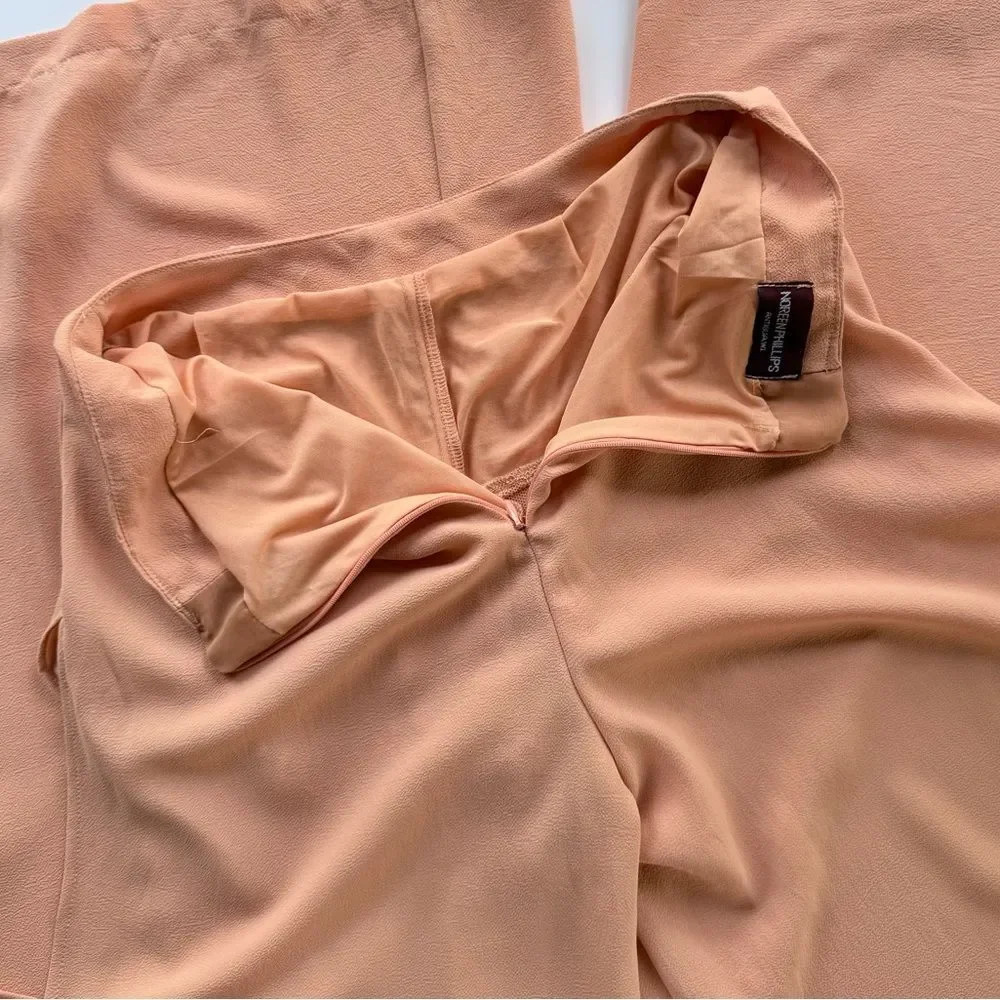 Noreen Phillips Couturiere Split Leg Beachy Wide Leg Pants w/ Lace Liner S - Picture 6 of 9